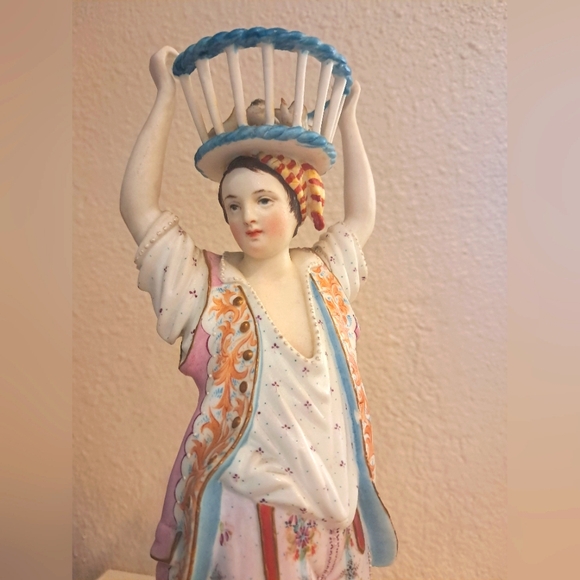 Rare Gille Jeune 19TH Century French Bisque Porcelain Ornamental male figure - Picture 2 of 16